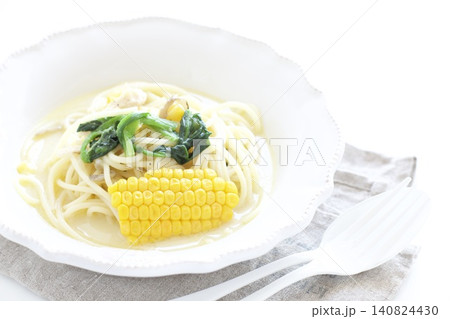 コーンクリームパスタ コーンクリームパスタ 140824430