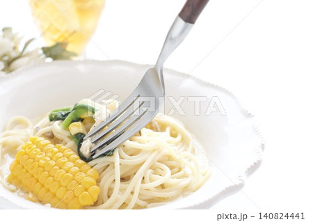 コーンクリームパスタ コーンクリームパスタ 140824441