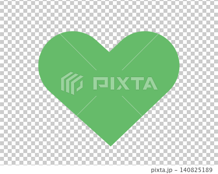 Light green heart icon, simple heart mark, transparent PNG material. Light green heart icon, simple heart mark, transparent PNG material. 140825189