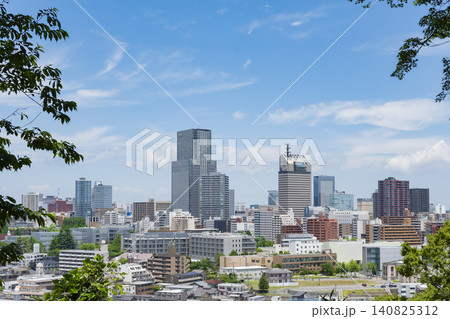 新緑の仙台市全景 新緑の仙台市全景 140825312