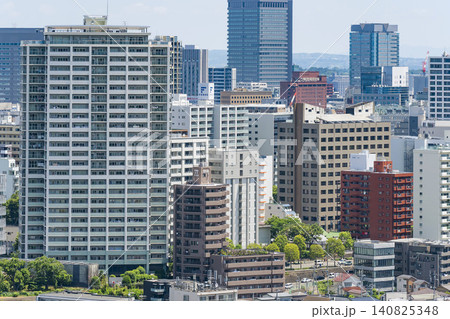 新緑の仙台市全景 新緑の仙台市全景 140825348