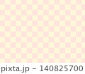 和柄＿桜色の市松模様＿背景 140825700