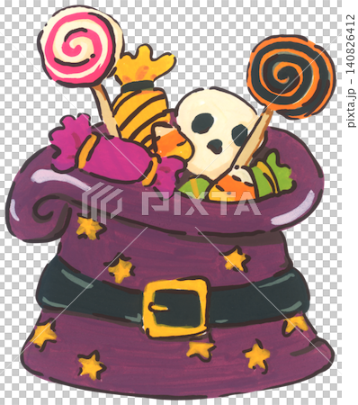 Halloween Candy Illustration 140826412