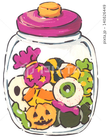 Halloween Candy Illustration 140826449