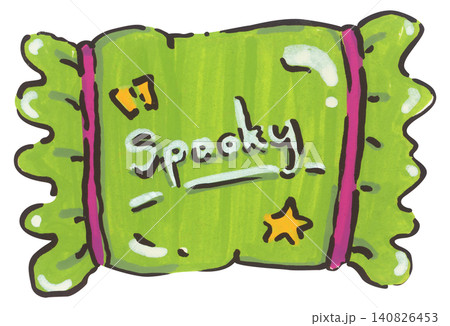 Halloween Candy Illustration 140826453