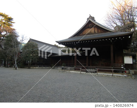 東京都の靖國神社内の歴史ある建物 東京都の靖國神社内の歴史ある建物 140826974