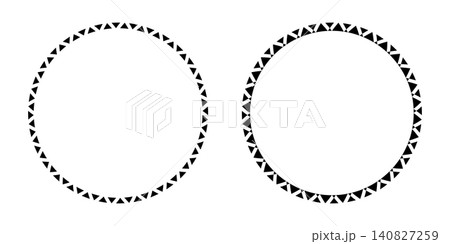 Radial Circle Patterns for Decorative Round Frames Set. Radial Circle Patterns for Decorative Round Frames Set. 140827259