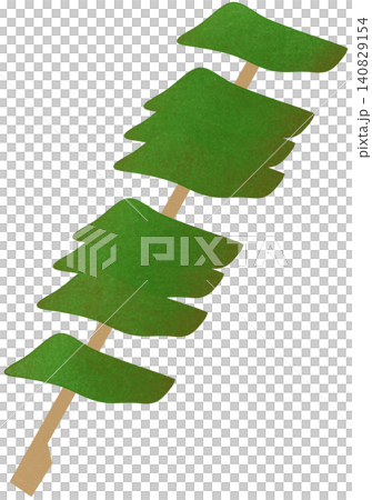 vegetable skewer illustration 140829154