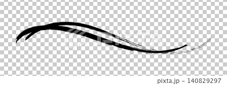 The curves of a brushstroke with a slightly faded appearance The curves of a brushstroke with a slightly faded appearance 140829297