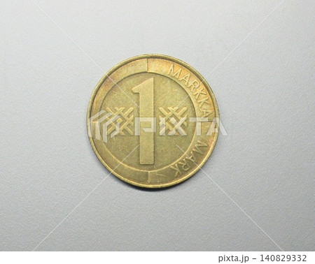 フィンランドで1994年に発行された1マルッカ硬貨 フィンランドで1994年に発行された1マルッカ硬貨 140829332