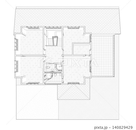 3D illustration of residential project 140829429