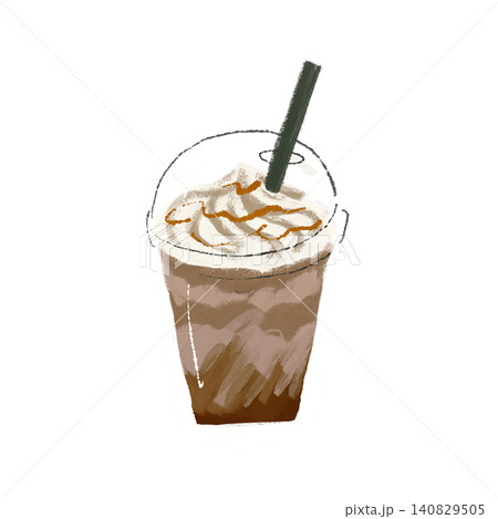 カフェのおしゃれなアイスコーヒー カフェのおしゃれなアイスコーヒー 140829505