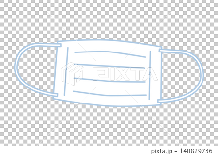 Simple illustration of a non-woven mask 140829736