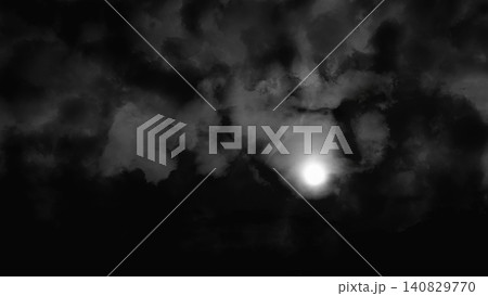 抽象的　水墨画　背景素材 140829770