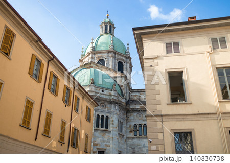 Beautiful historical square with a classic domed cathedral in an old European city Beautiful historical square with a classic domed cathedral in an old European city 140830738