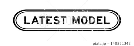 Grunge black latest model word rubber seal stamp on white background Grunge black latest model word rubber seal stamp on white background 140831342