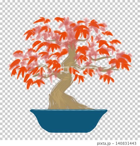 用畫筆描繪的秋葉 - 盆景 - 照明 用畫筆描繪的秋葉 - 盆景 - 照明 140831443