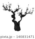 筆で書いた梅_墨 140831471