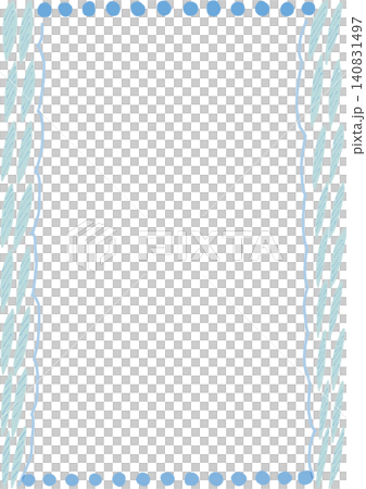 A refreshing, hand-drawn style frame with a bucket pattern (Transparent PNG) A refreshing, hand-drawn style frame with a bucket pattern (Transparent PNG) 140831497