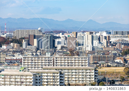【東京都】郊外の住宅地の風景 【東京都】郊外の住宅地の風景 140831863