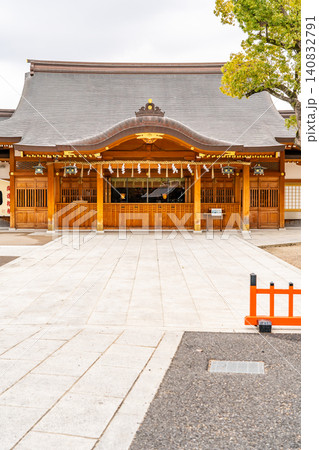 堺三国ケ丘 方違神社(通称:ほうちがいさん)拝殿 方位、地相、家相の方災除けで有名/熊野詣の安全祈願 堺三国ケ丘 方違神社(通称:ほうちがいさん)拝殿 方位、地相、家相の方災除けで有名/熊野詣の安全祈願 140832791
