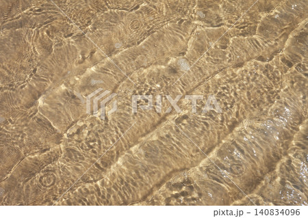 Clean sea water with sand Clean sea water with sand 140834096