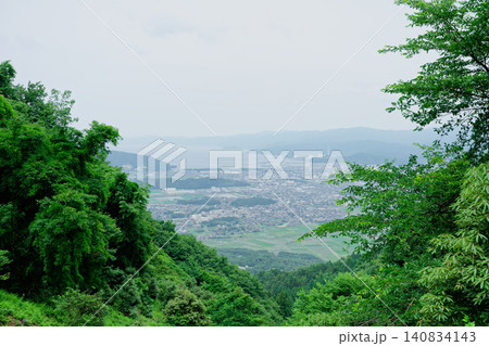 野坂岳の登山道から見える景色 野坂岳の登山道から見える景色 140834143