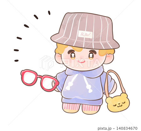 推し活のキャラクターぬいぐるみとお出かけグッズ 推し活のキャラクターぬいぐるみとお出かけグッズ 140834670