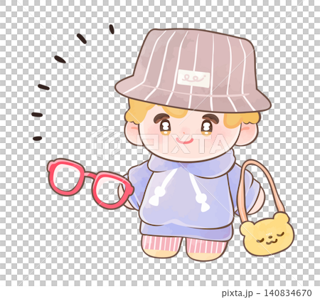 推し活のキャラクターぬいぐるみとお出かけグッズ 推し活のキャラクターぬいぐるみとお出かけグッズ 140834670