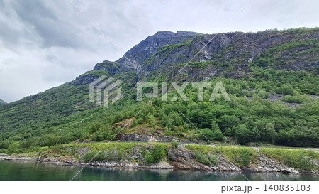 Stunning Norwegian natural landscape of fjords and deep valleys Stunning Norwegian natural landscape of fjords and deep valleys 140835103