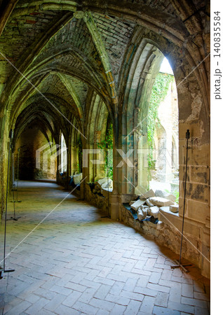 Beautiful old Rosa coeli monastery - Dolni Kounice - Czech Republic. The Baroque residence is a protected cultural monument. 140835584