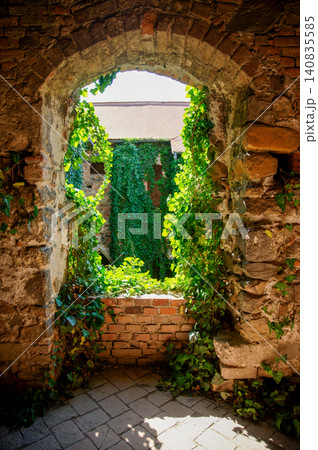 Beautiful old Rosa coeli monastery - Dolni Kounice - Czech Republic. The Baroque residence is a protected cultural monument. 140835585