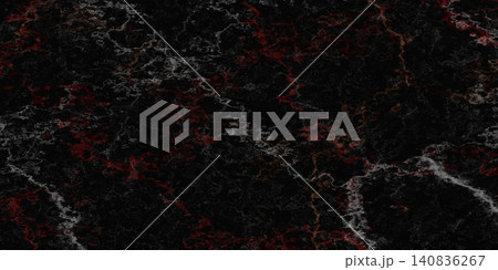 Elegant Black, White and Red Marble Texture 140836267