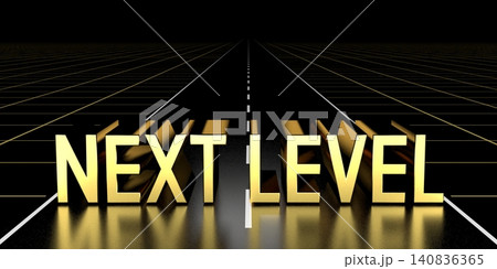 Next level concept, road - 3D rendering Next level concept, road - 3D rendering 140836365