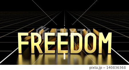 Freedom concept, road - 3D rendering Freedom concept, road - 3D rendering 140836368