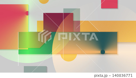 Colorful geometric concept abstract background with glossy radial gradient Colorful geometric concept abstract background with glossy radial gradient 140836771