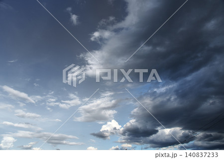 Dramatic dark storm rain clouds black sky background. Dark thunderstorm clouds rainny atmosphere. Meteorology danger windstorm disasters climate. Dark cloudscape storm disaster gloomy gray cloud sky Dramatic dark storm rain clouds black sky background. Dark thunderstorm clouds rainny atmosphere. Meteorology danger windstorm disasters climate. Dark cloudscape storm disaster gloomy gray cloud sky 140837233