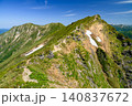 谷川岳の夏景色・トマの耳から見るオキの耳|日本百名山 谷川岳の夏景色・トマの耳から見るオキの耳|日本百名山 140837672