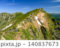 谷川岳の夏景色・トマの耳から見るオキの耳|日本百名山 谷川岳の夏景色・トマの耳から見るオキの耳|日本百名山 140837673