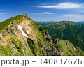 谷川岳の夏景色・トマの耳から見るオキの耳|日本百名山 谷川岳の夏景色・トマの耳から見るオキの耳|日本百名山 140837676