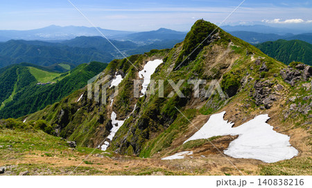 【谷川岳】夏山の絶景・残雪とトマの耳|日本百名山 【谷川岳】夏山の絶景・残雪とトマの耳|日本百名山 140838216