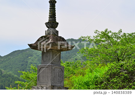 瑠璃光山　常楽寺　境内からの眺め　鹿沼市　　 140838389