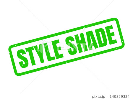 Grunge style shade text box conveys unique fashion design and creative inspiration 140839324