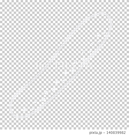 きゅうりの線画(ホワイト) 140839982
