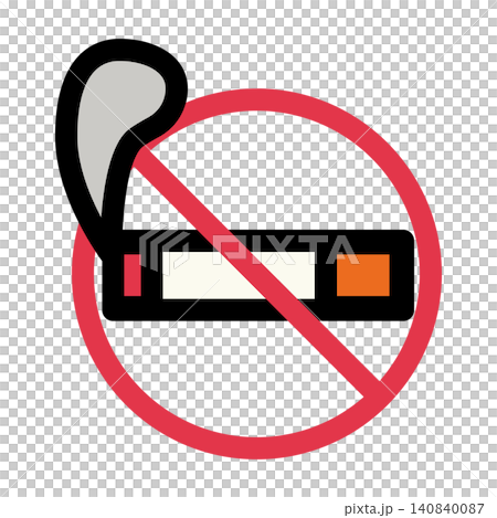 A simple and cute no-smoking icon A simple and cute no-smoking icon 140840087