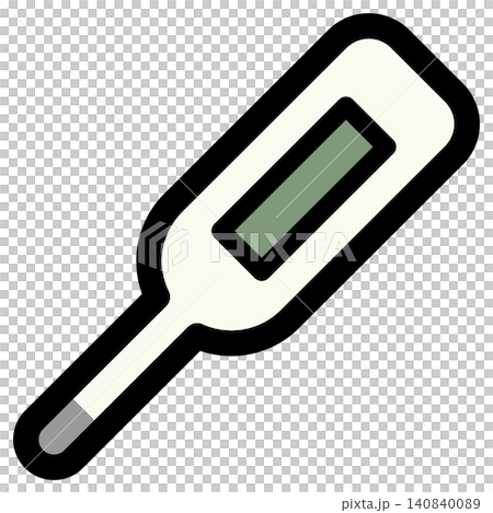 A simple and cute thermometer icon A simple and cute thermometer icon 140840089