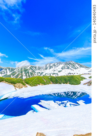 初夏のみくりが池 富山県立山町 初夏のみくりが池 富山県立山町 140840493