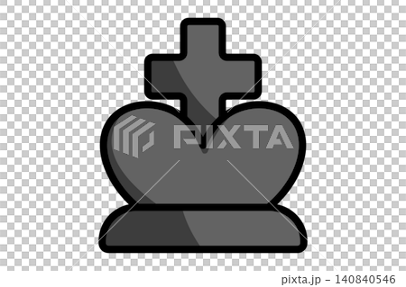 Chess King (Black Piece) Icon Chess King (Black Piece) Icon 140840546