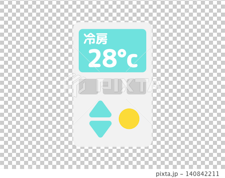 空調遙控器，28°C，冷凍，圖示 140842211