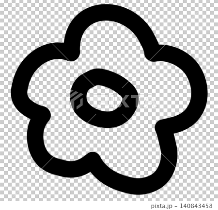 Hand drawn flower in black outlines for kid colouring book, tattoo, floral print, nature, garden, spring, summer vibes, plants, tree, blossom, blooming, home backyard, picnic, park, outdoors, house Hand drawn flower in black outlines for kid colouring book, tattoo, floral print, nature, garden, spring, summer vibes, plants, tree, blossom, blooming, home backyard, picnic, park, outdoors, house 140843458